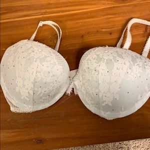 White rhinestone Victoria’s Secret bra